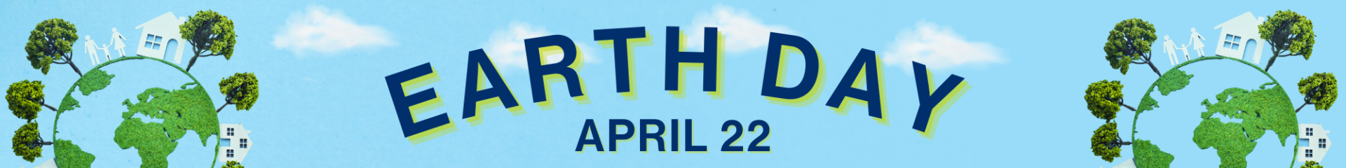 Earth Day 2023 Main Heading Website Banner