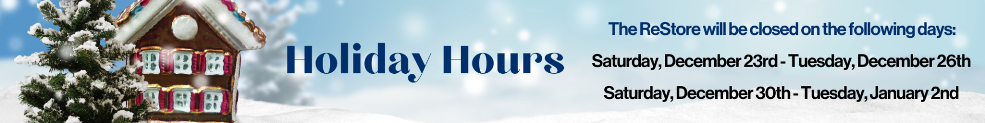 Holiday Hours 2023
