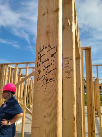 WALL RAISINGS/ DEDICATIONS