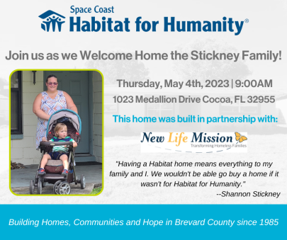 Stickney Family Dedication Invitation