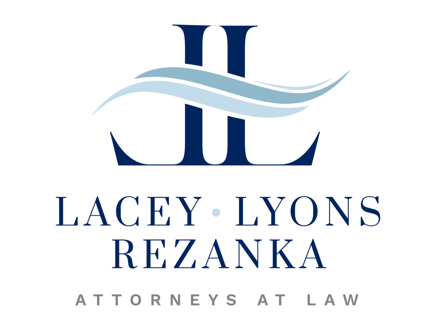 Lacey, Lyons, Rezanka Attorneys at Law Logo